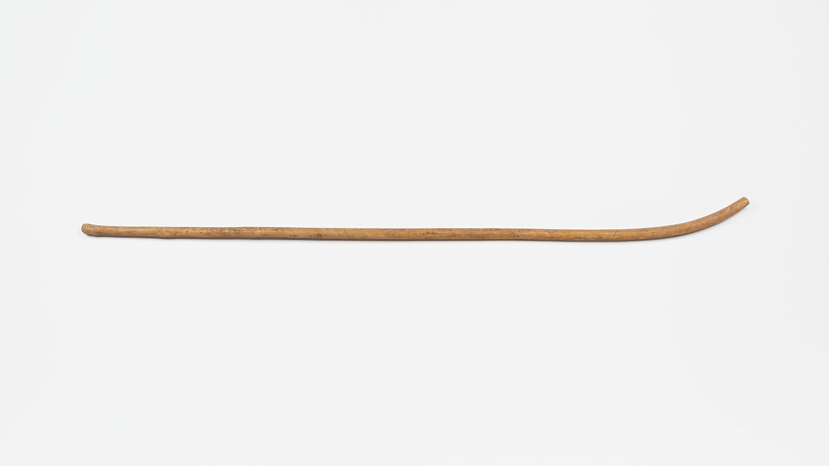 Staff, curved, Wood