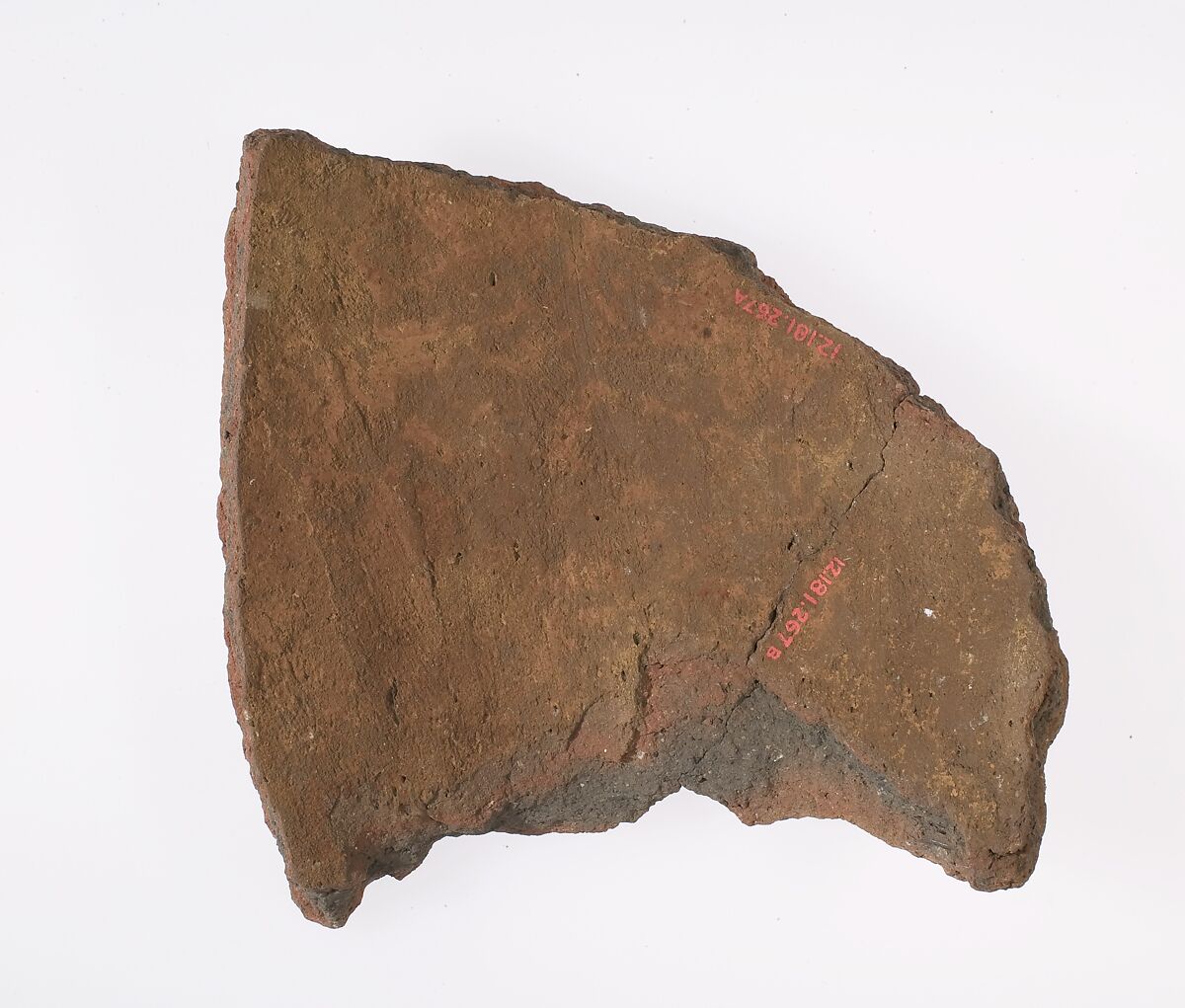Fragment of inscribed vessel, Pottery