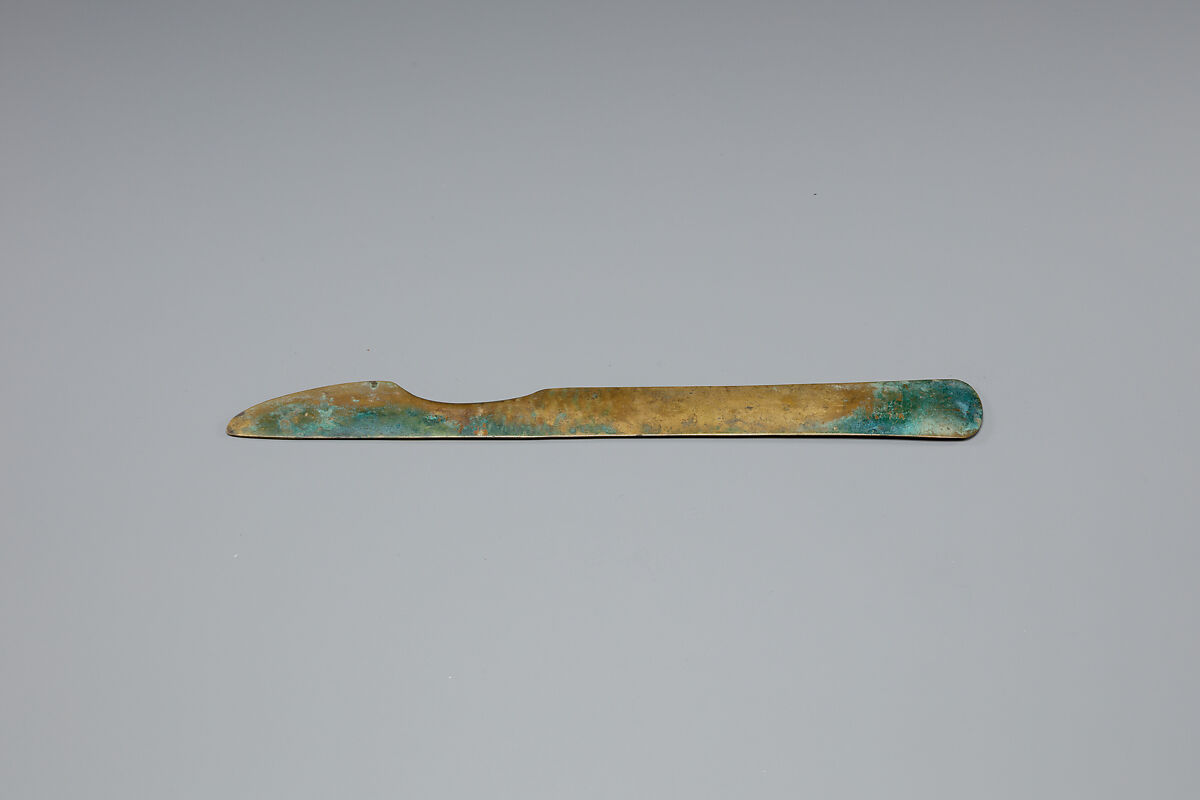 Knife Razor, Bronze or copper alloy