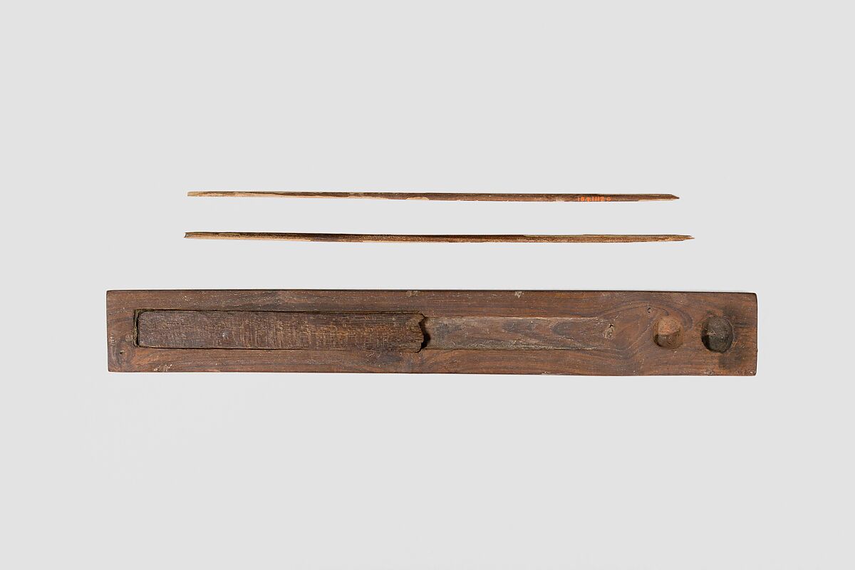 Scribe's Palette, Wood, ink
