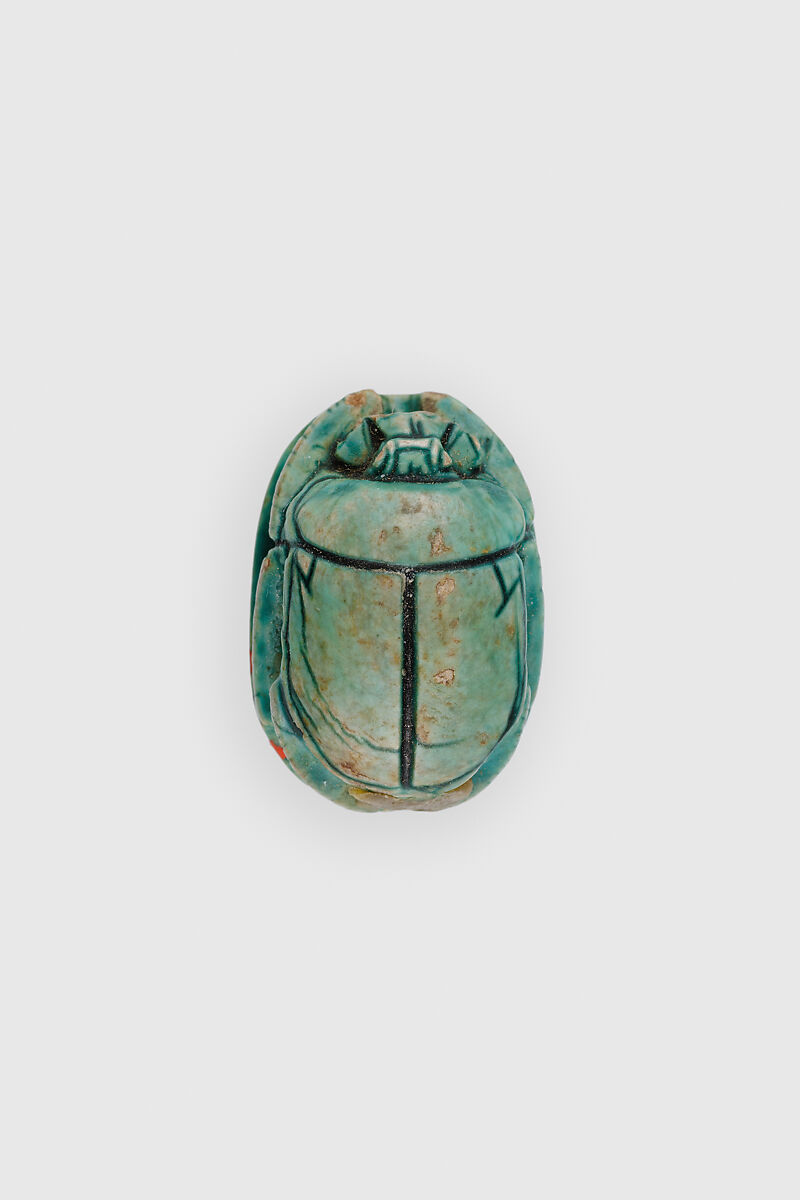 Scarab, Hatshepsut, Glazed steatite