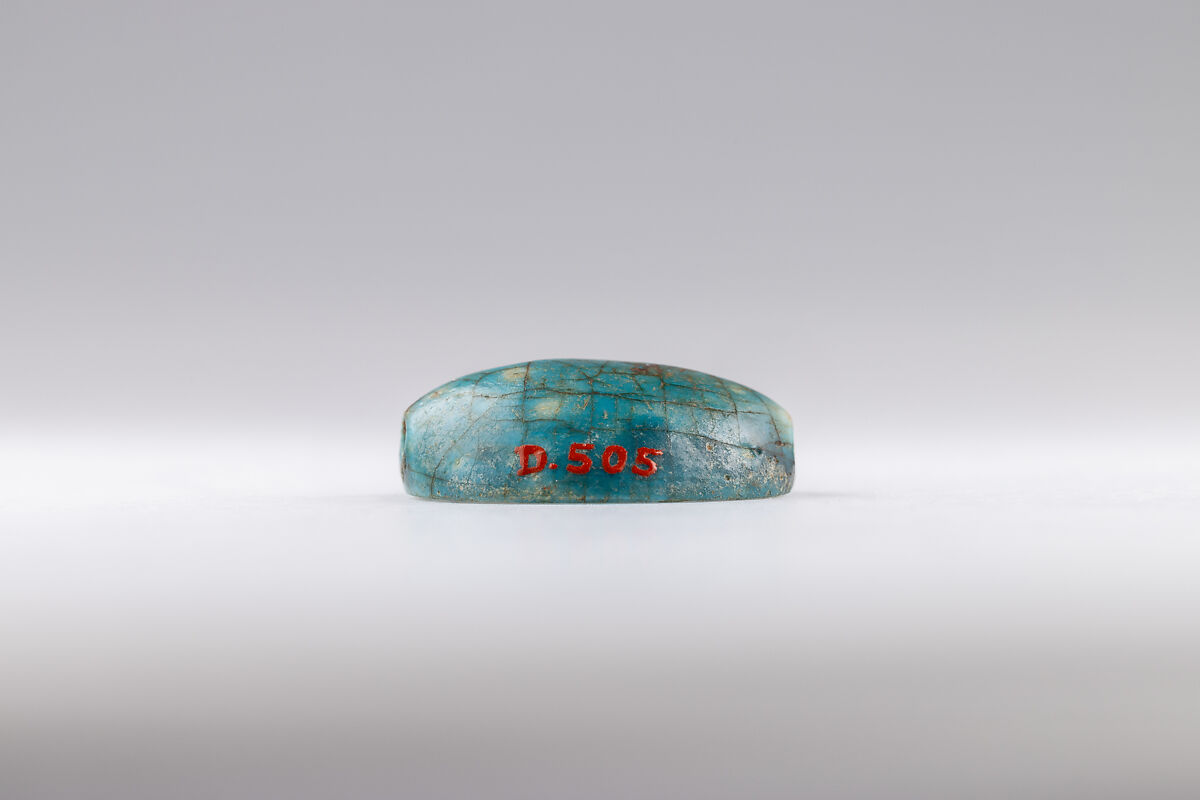 Cowroid, Hatshepsut, Glazed steatite