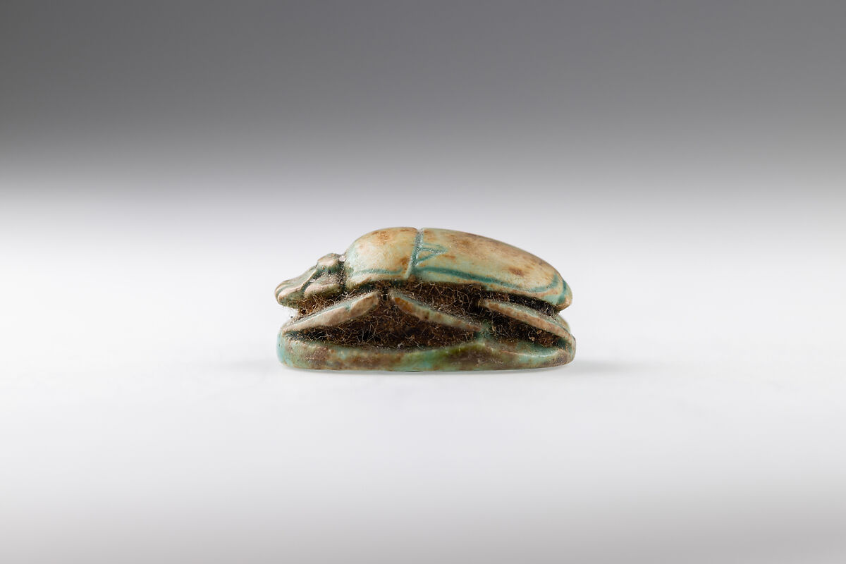Scarab, Glazed steatite