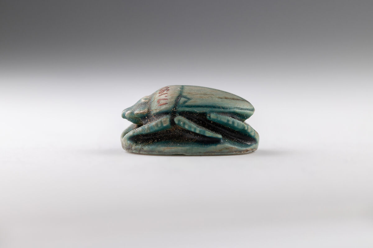 Scarab, Glazed steatite