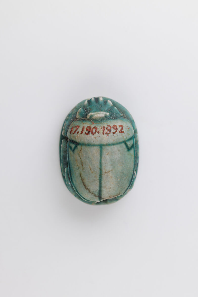Scarab, Glazed steatite