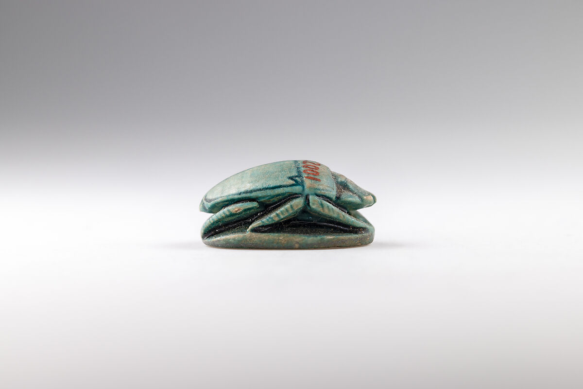 Scarab, Glazed steatite