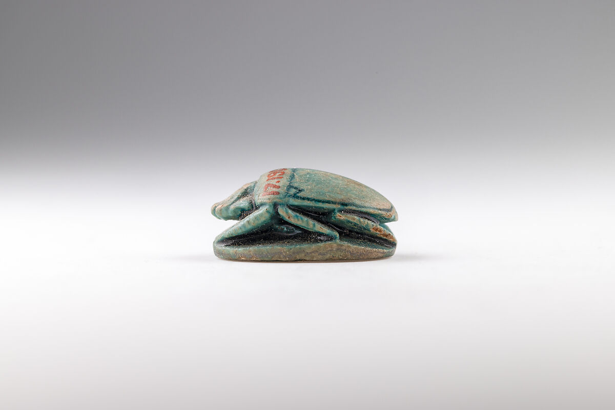 Scarab, Glazed steatite