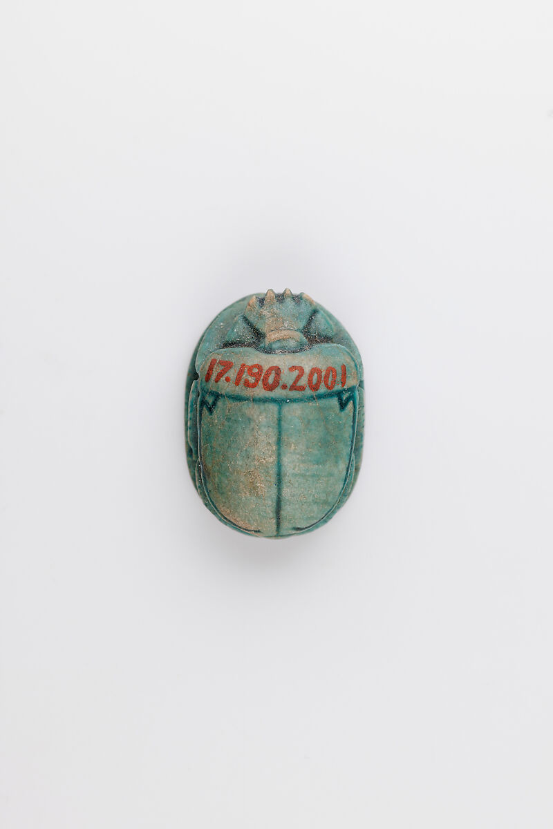 Scarab, Glazed steatite