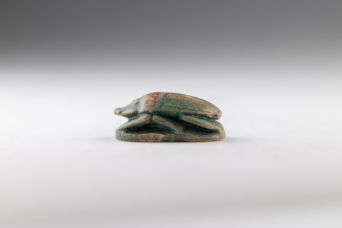 Scarab, Glazed steatite