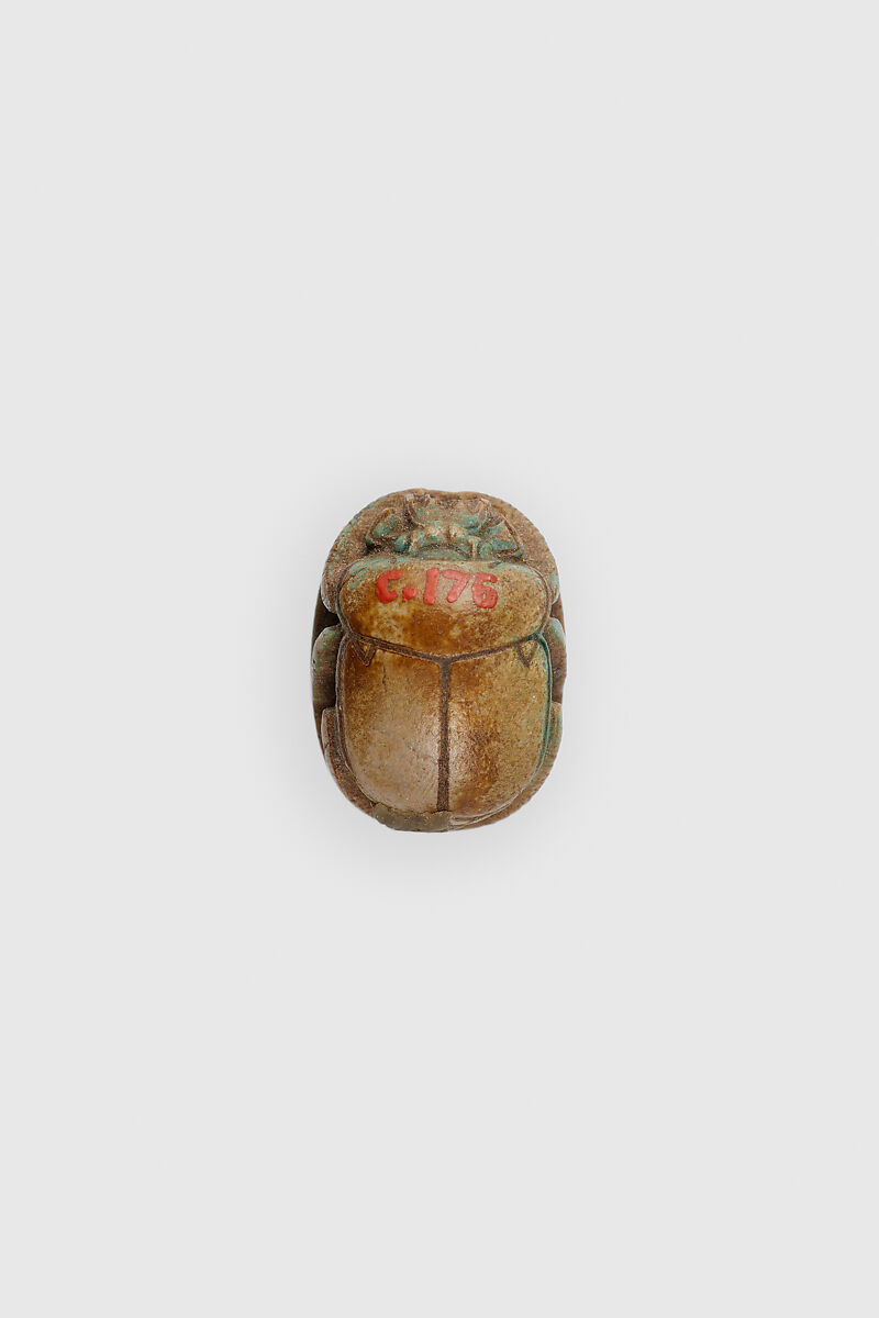Scarab, Thutmose III, Glazed steatite