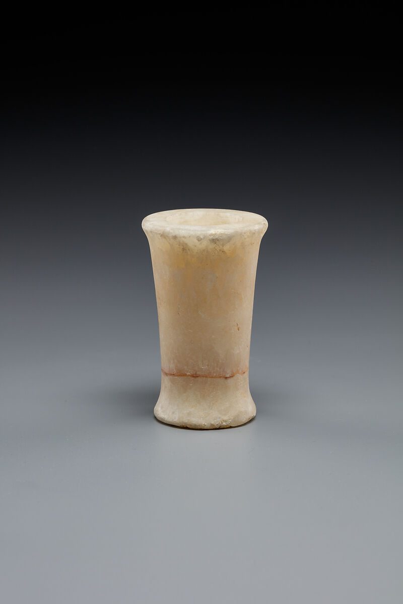Model Vase from a Foundation Deposit, Travertine (Egyptian alabaster)