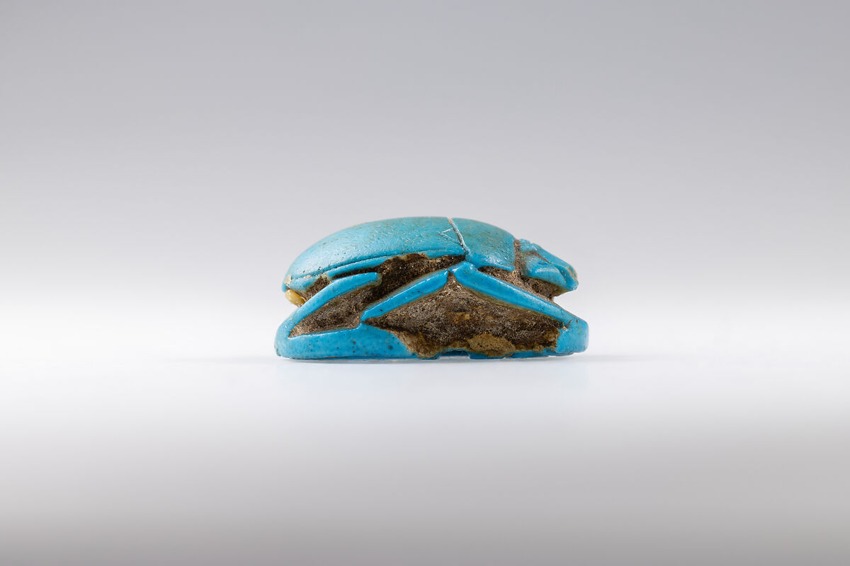 Scarab of Thutmose III, Faience