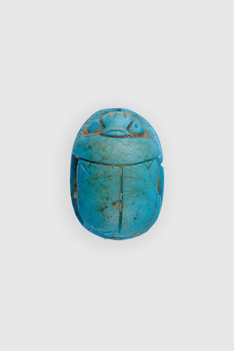 Scarab of Thutmose III, Faience