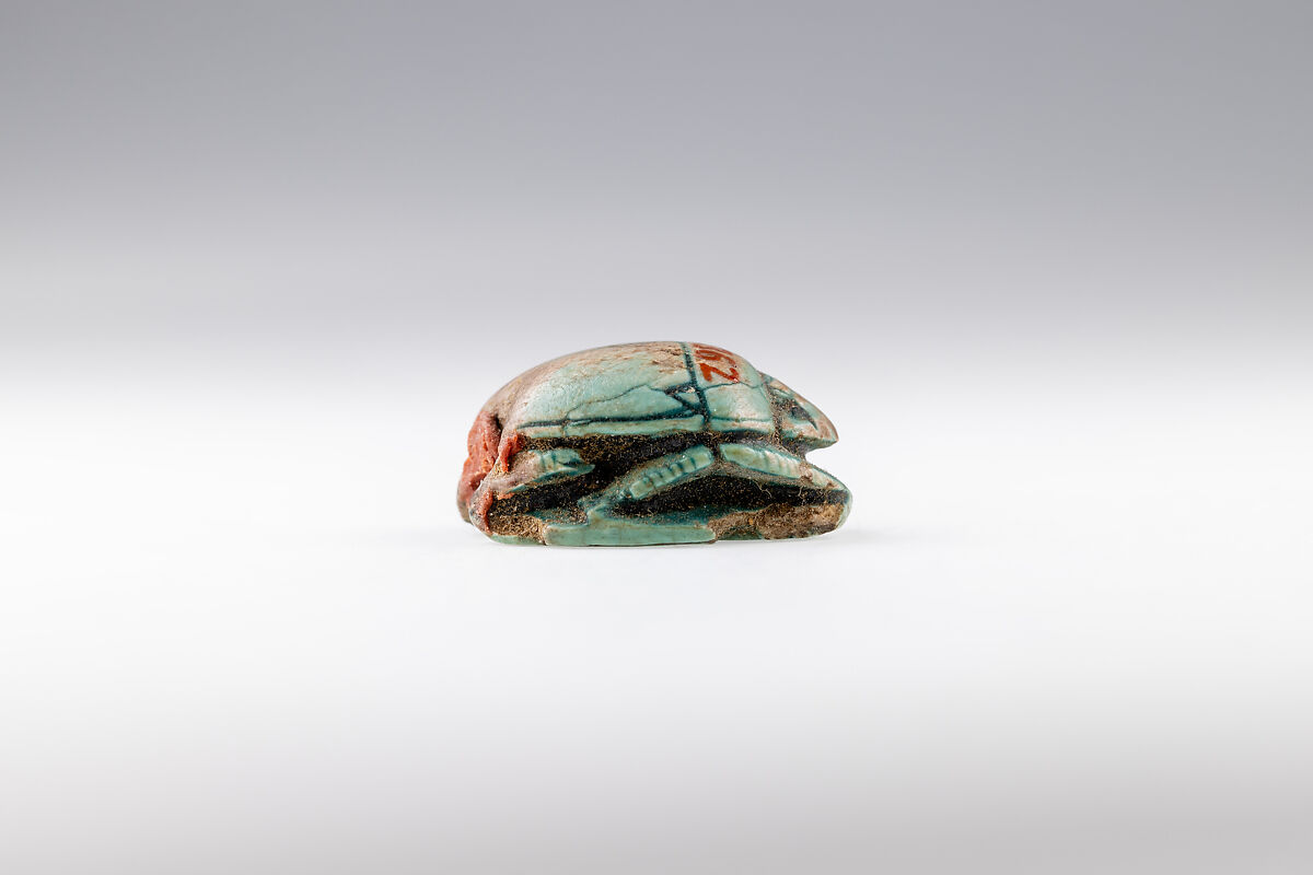 Scarab, Glazed steatite