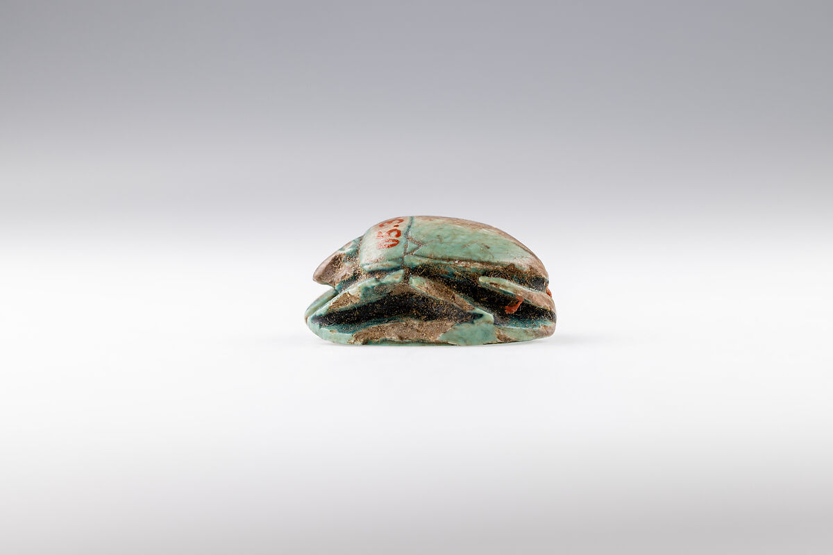 Scarab, Glazed steatite