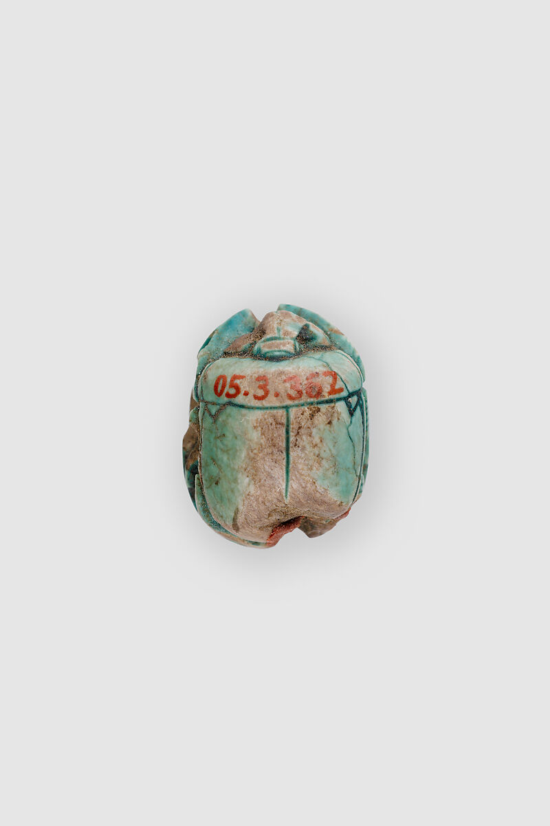 Scarab, Glazed steatite