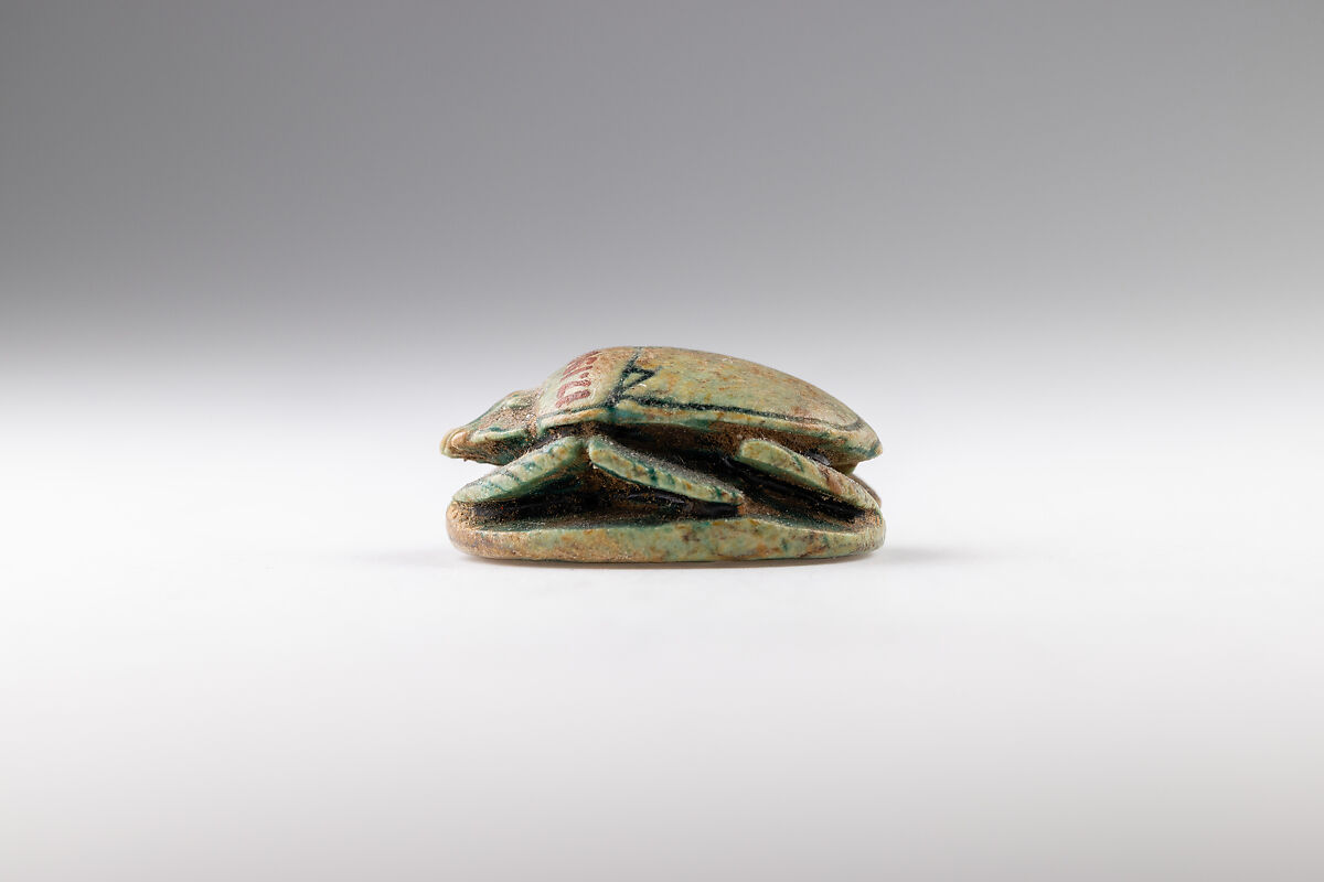 Scarab, Glazed steatite
