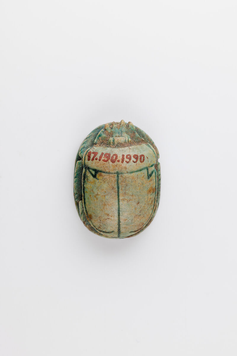 Scarab, Glazed steatite
