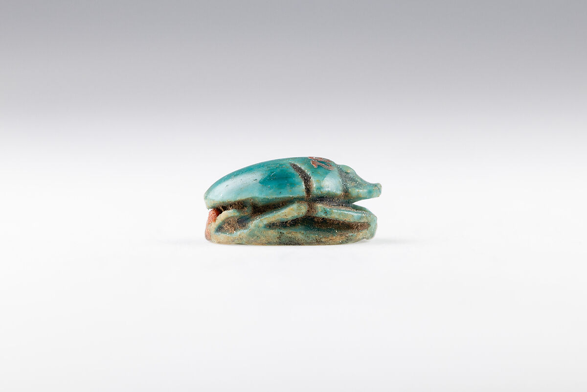 Scarab, Glazed steatite
