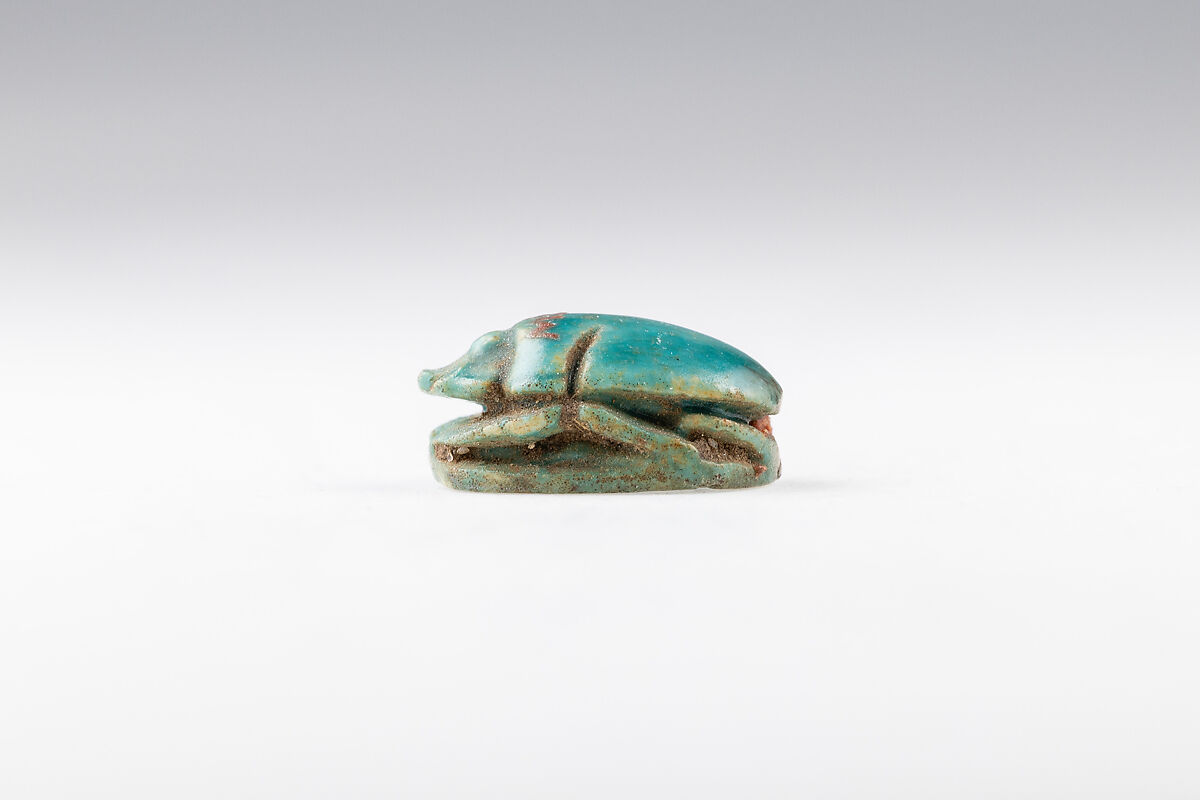 Scarab, Glazed steatite