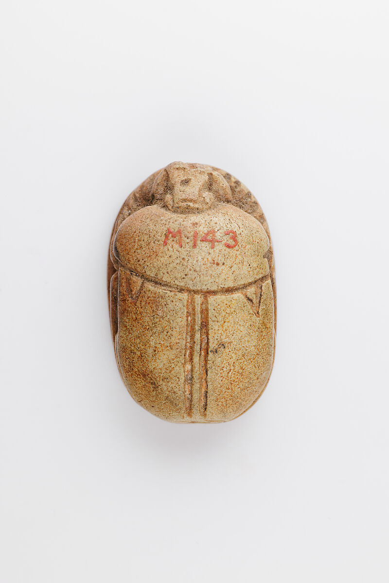 Scarab, Glazed steatite