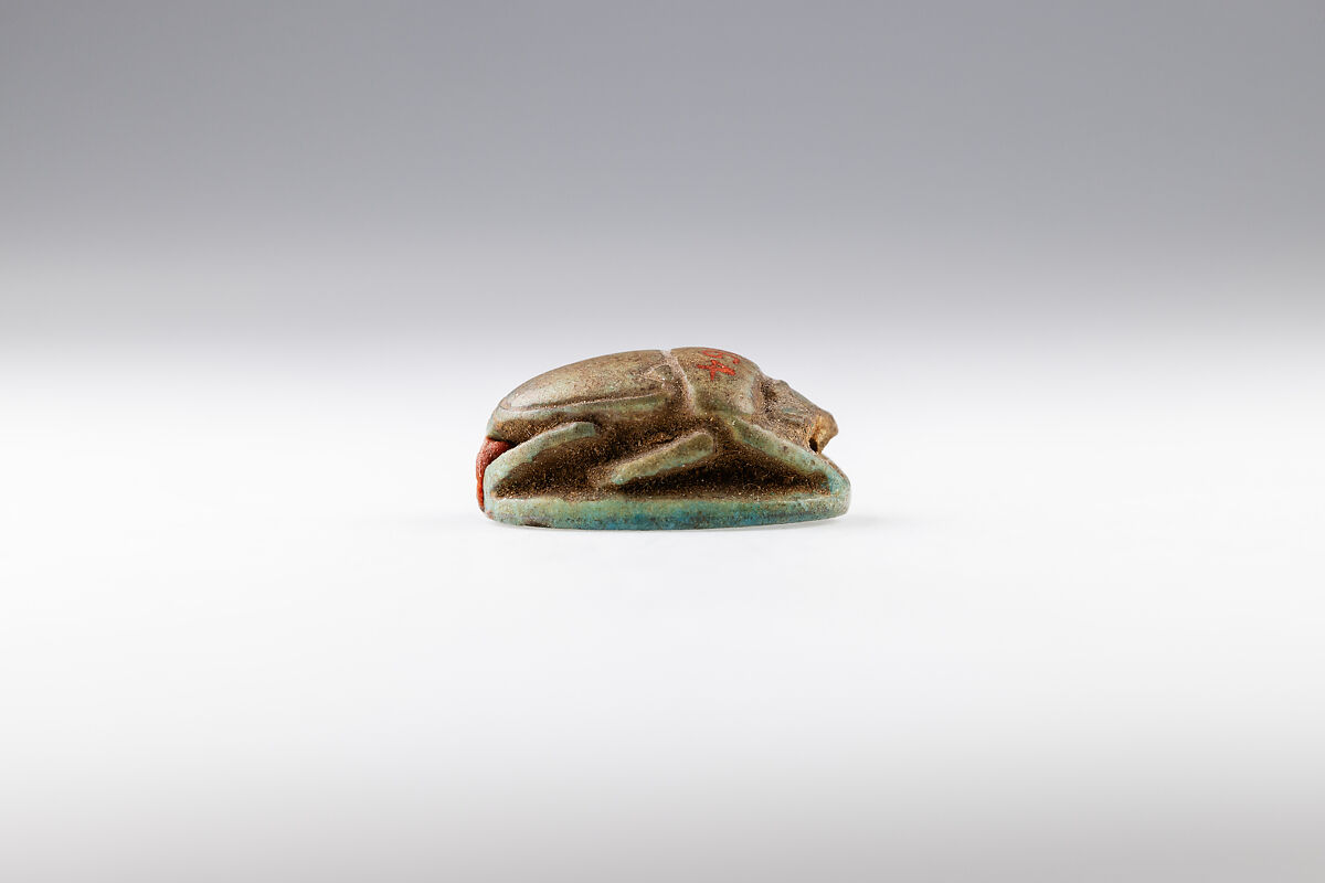 Scarab, Glazed steatite