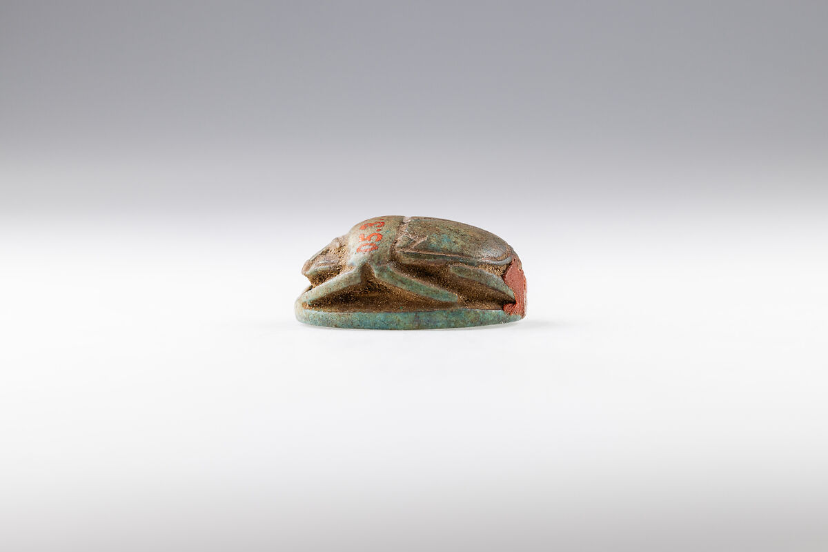Scarab, Glazed steatite