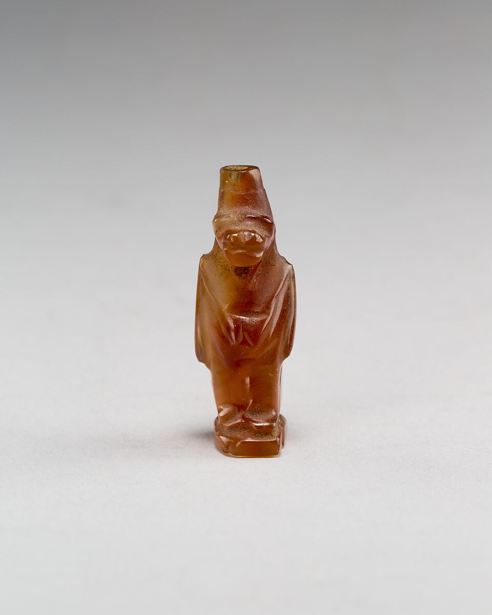 Taweret amulet, Carnelian