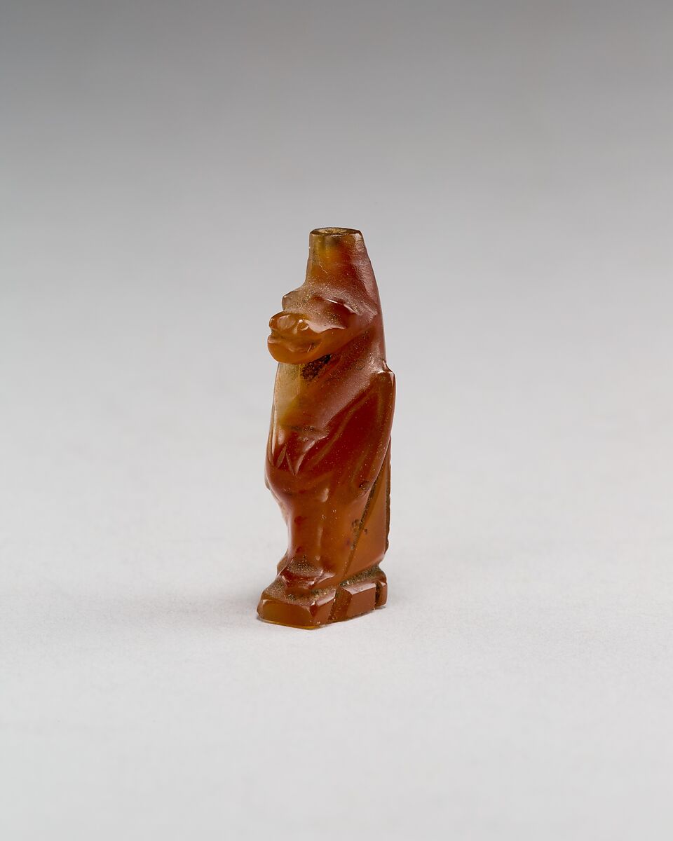 Taweret amulet, Carnelian