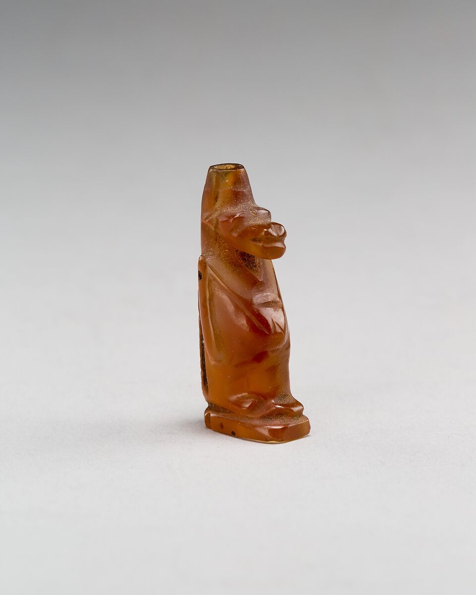 Taweret amulet, Carnelian 