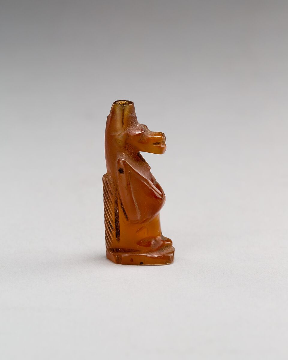 Taweret amulet, Carnelian