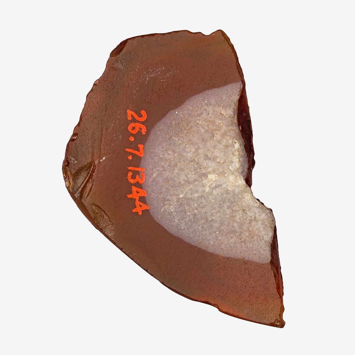 Plaque from a bracelet, Carnelian