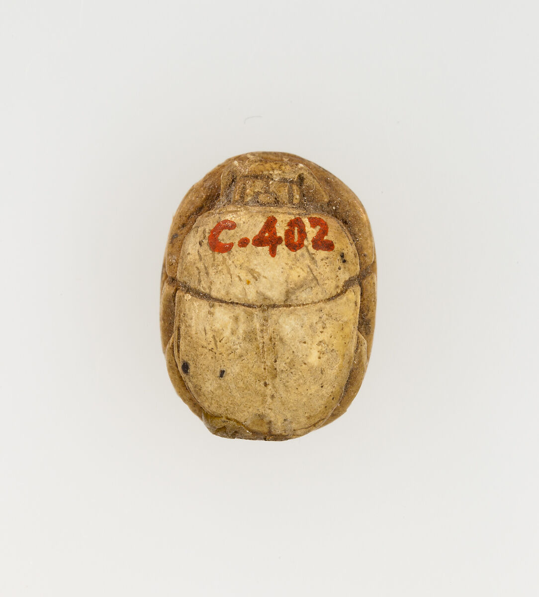 Scarab Inscribed with the Throne Name of Ahmose, Faience