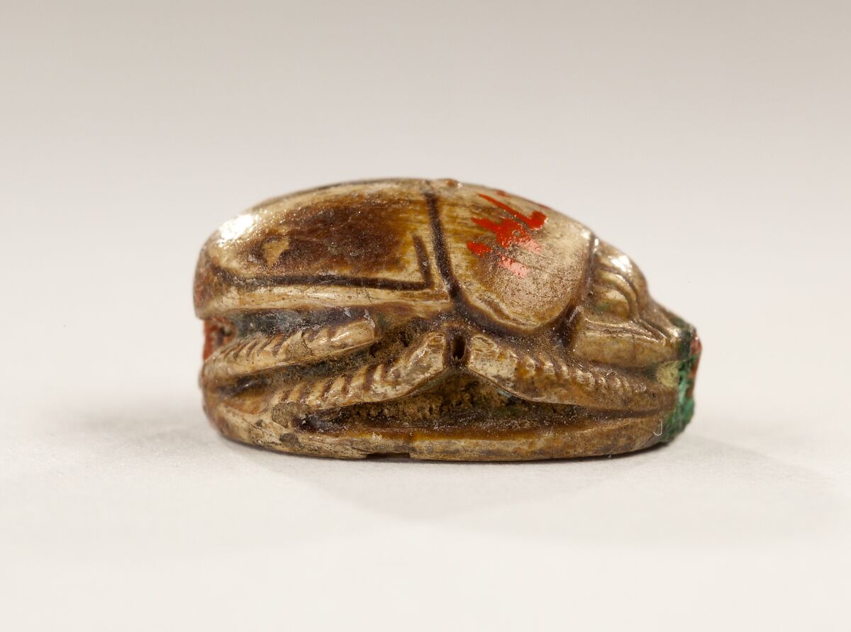 Scarab Inscribed for Ahmose-Nefertari, Steatite