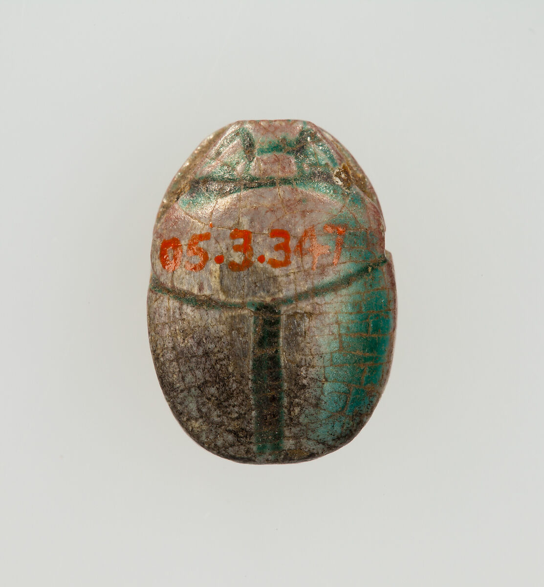 Scarab, Steatite (glazed)