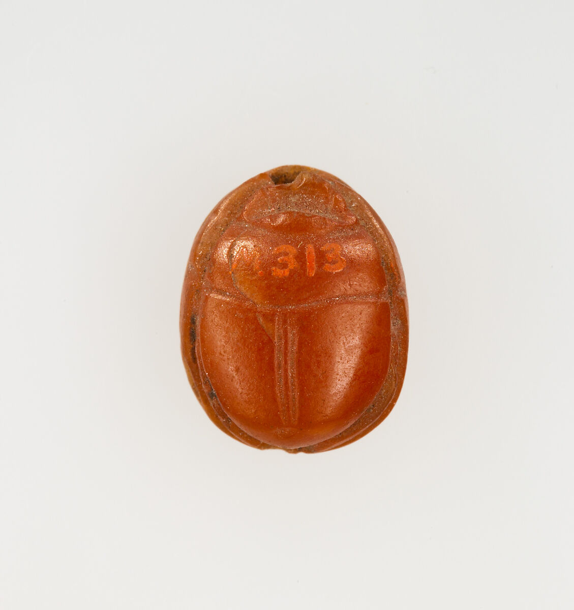 Scarab Inscribed with the Name Amenhotep, Carnelian