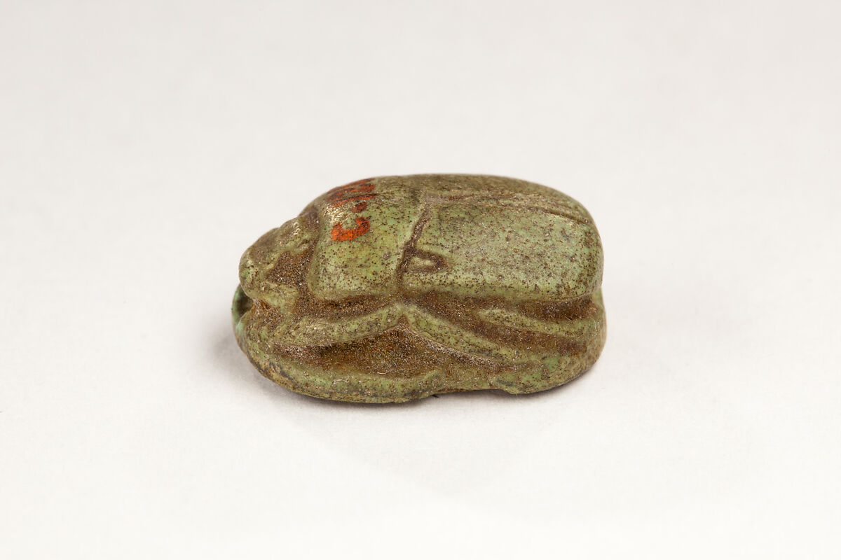 Scarab Inscribed Amunrehotep, Pottery