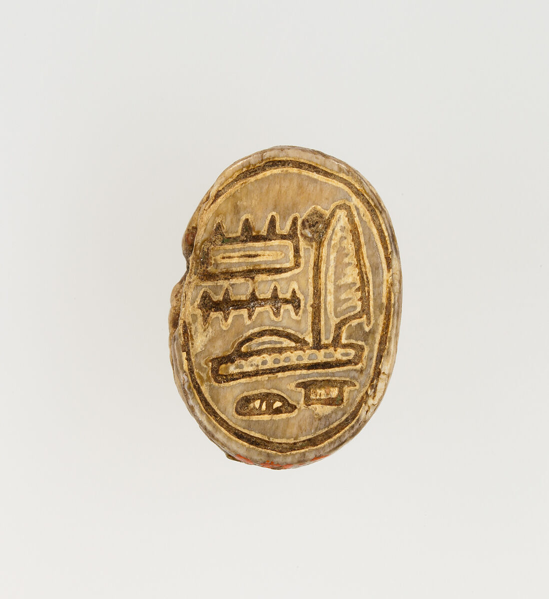 Scarab Inscribed with the Name Amenhotep, Ivory 