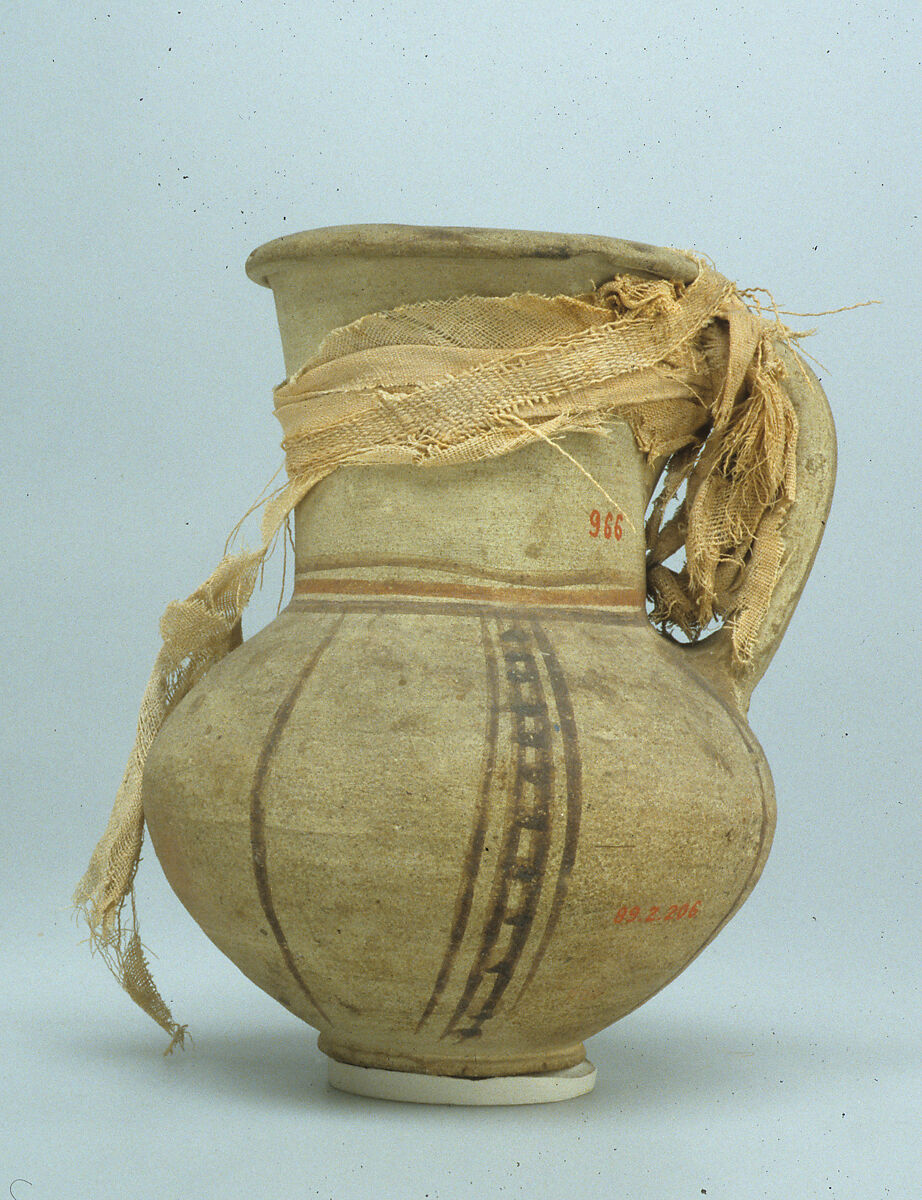 Jar, Pottery, cord 