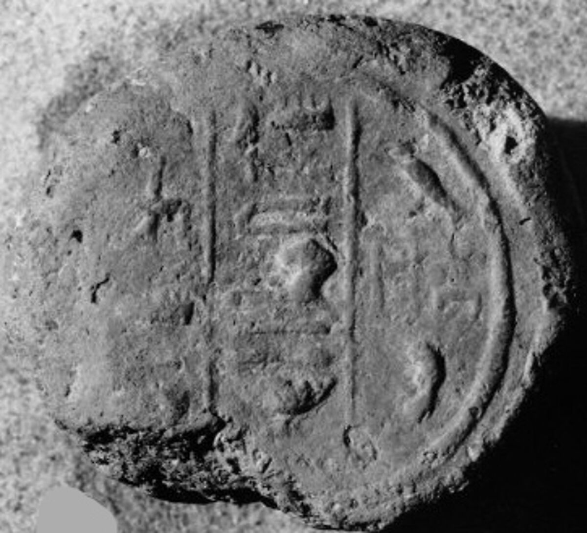 Funerary Cone of Amenemhat and His Wife Tahut, Pottery 
