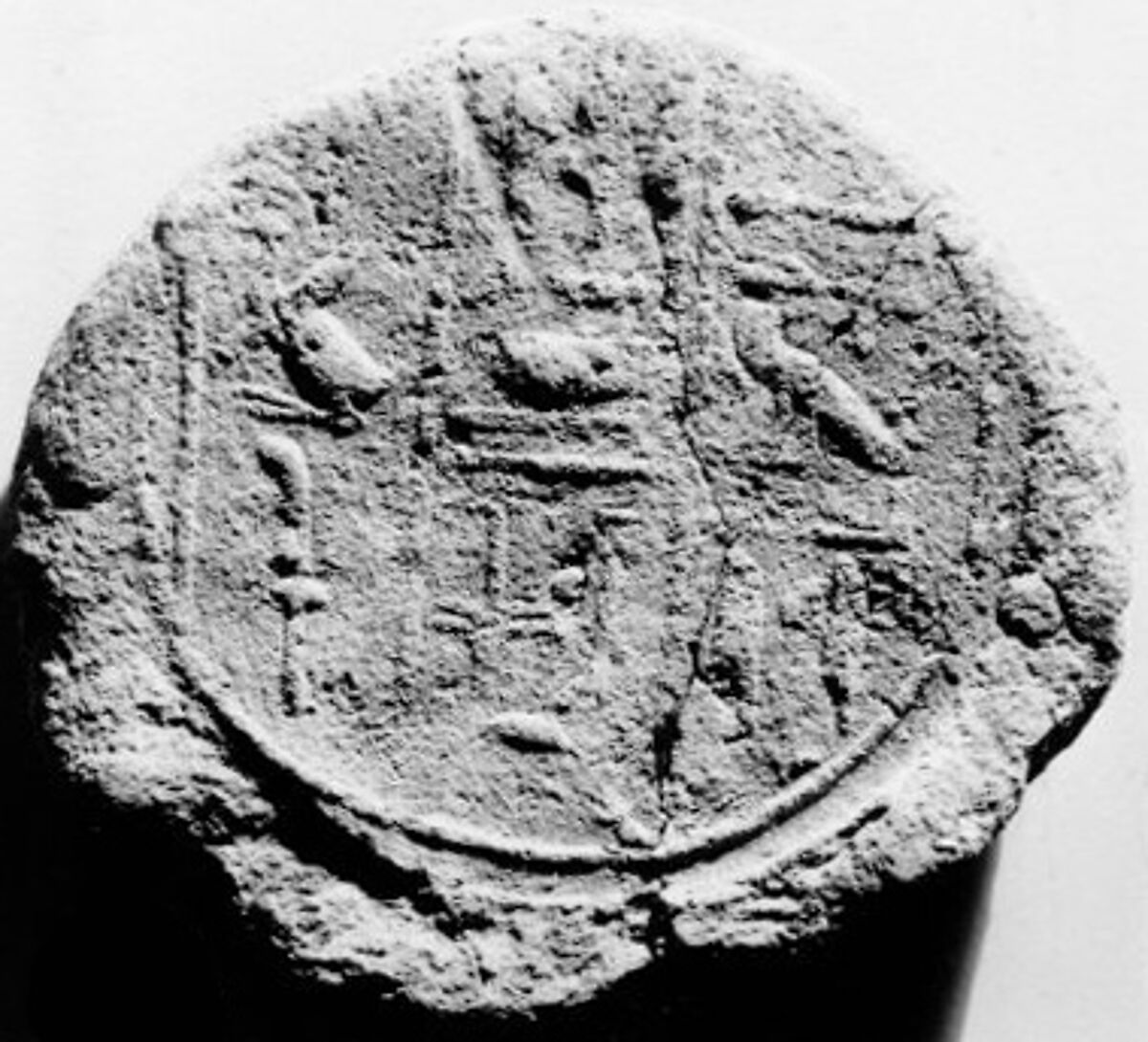 Funerary Cone of the Fan-Bearer Aamy, Pottery 