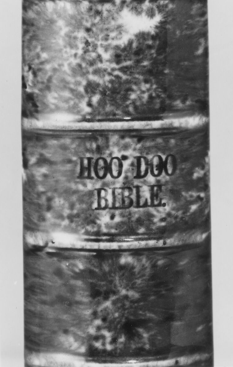 Book flask, United States Pottery Company (1852–58), Mottled brown earthenware, American