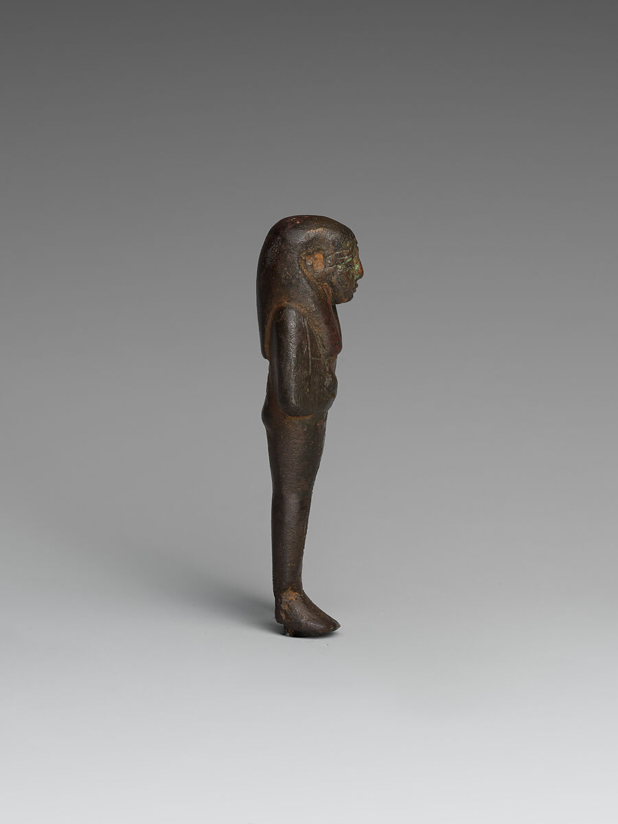 Shabti of Psusennes I, Bronze or copper alloy