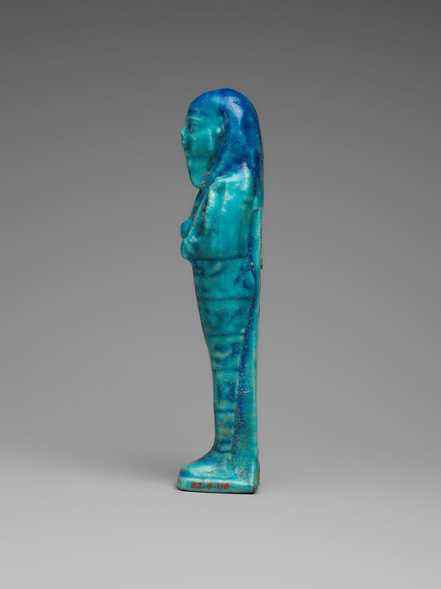 Shabti of Petosiris, son of Djedhor, Faience