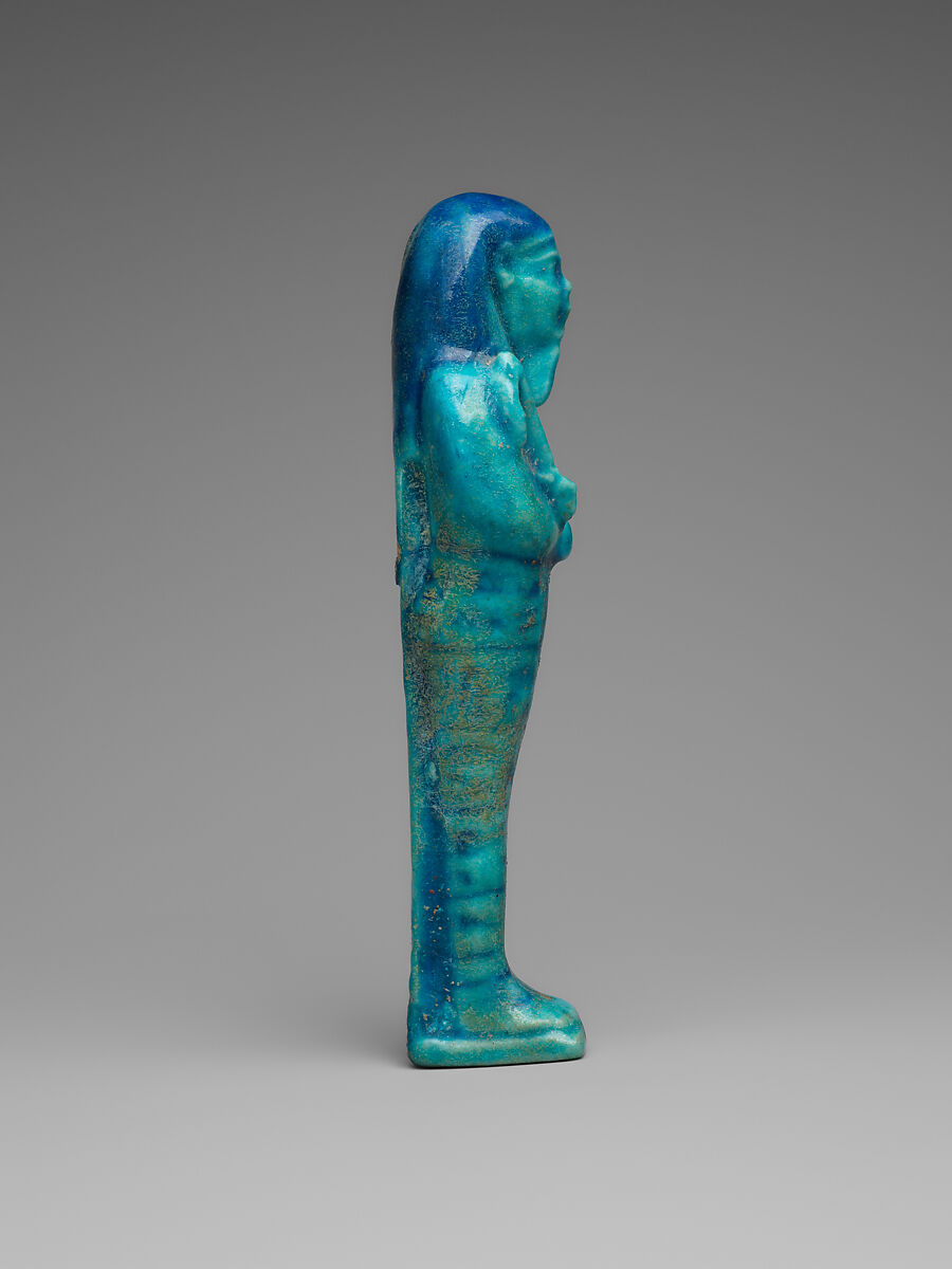 Shabti of Petosiris, son of Djedhor, Faience