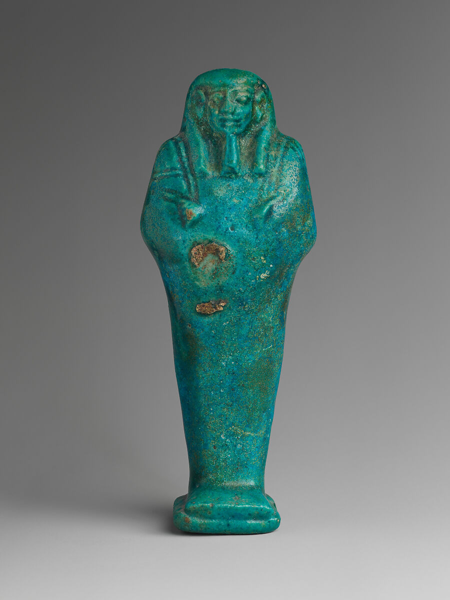 Shabti of Djedhor, Faience 