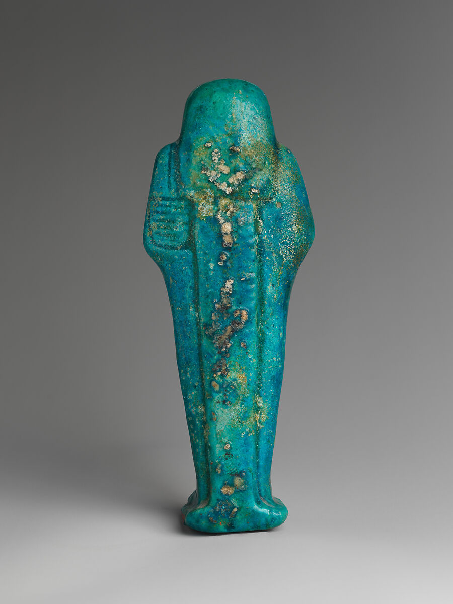 Shabti of Djedhor, Faience