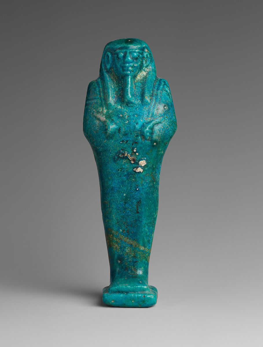 Shabti of Djedhor, Faience 