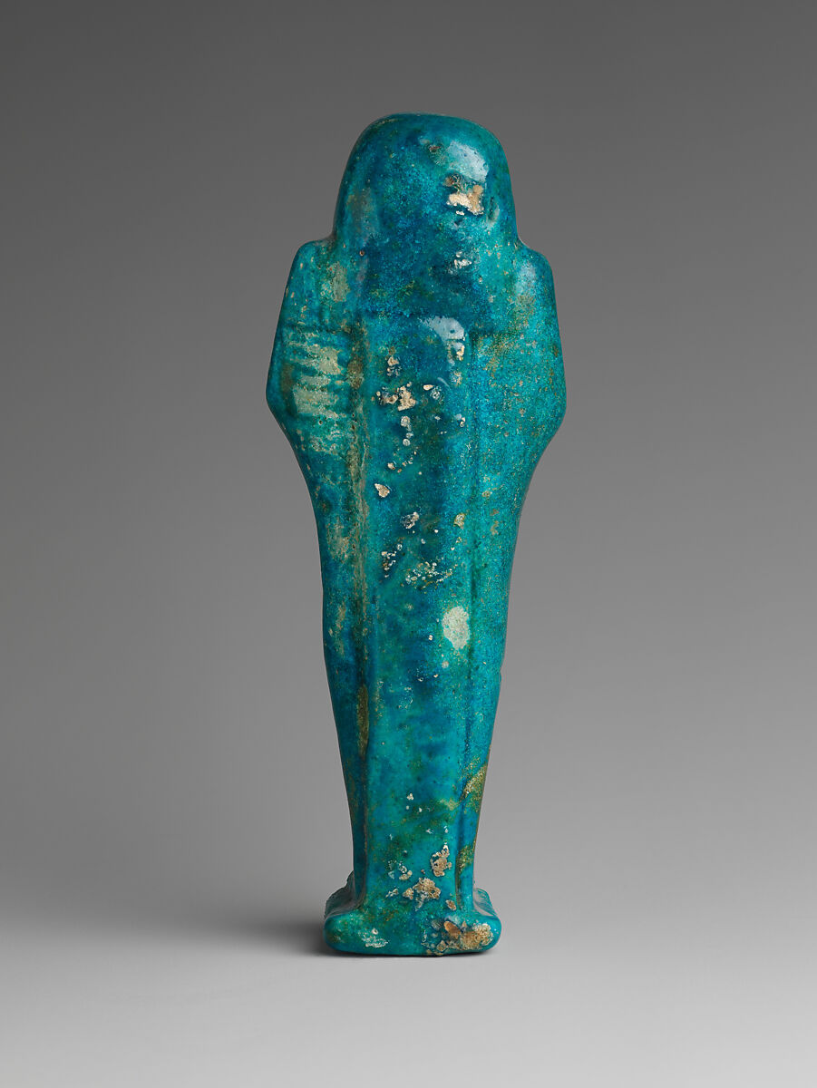 Shabti of Djedhor, Faience