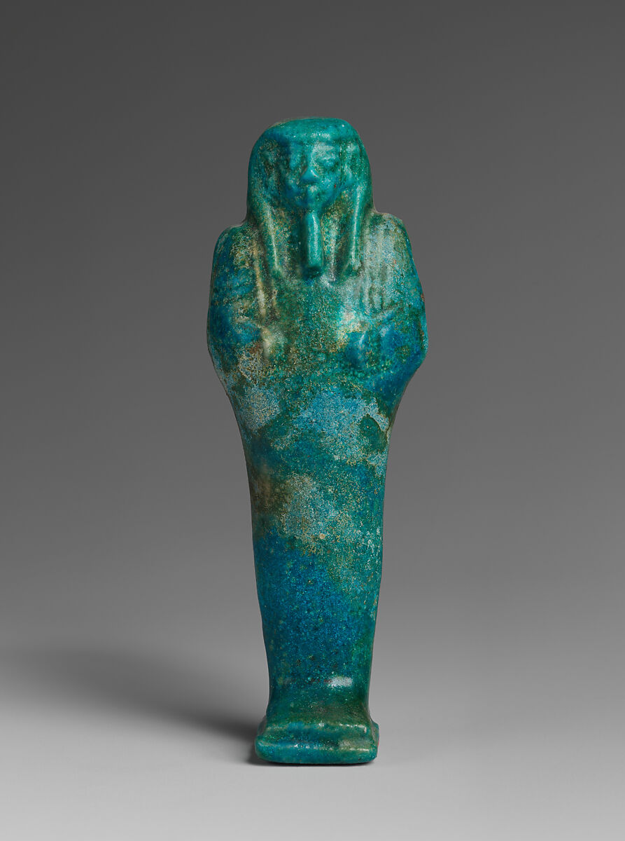 Shabti of Djedhor, Faience 